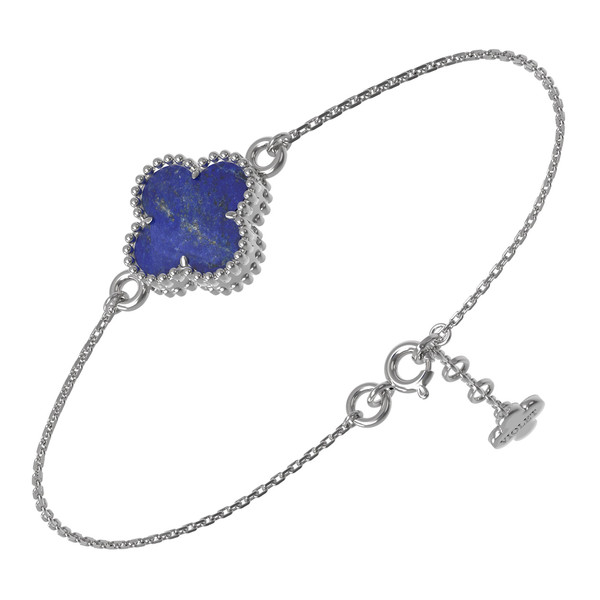 Браслет из белого золота c лазуритом