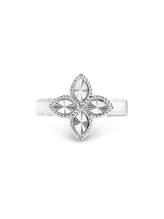 Кольцо из белого золота