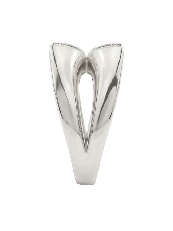 Кольцо из белого золота