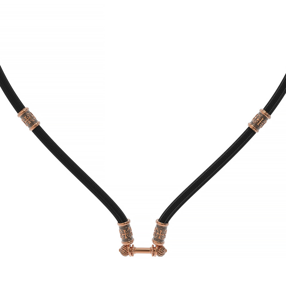 Шнурок шёлковый из золота c шёлковым шнурком