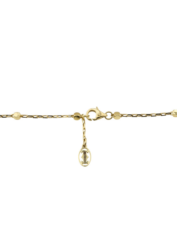 Колье из лимонного золота c бриллиантами