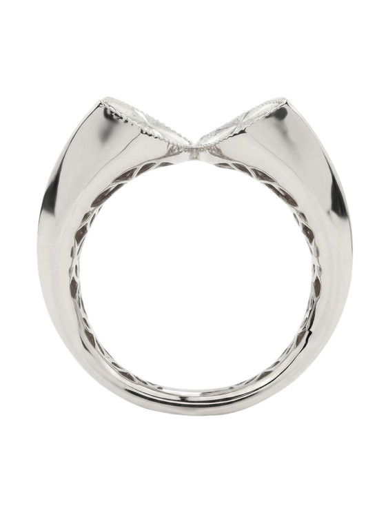 Кольцо из белого золота