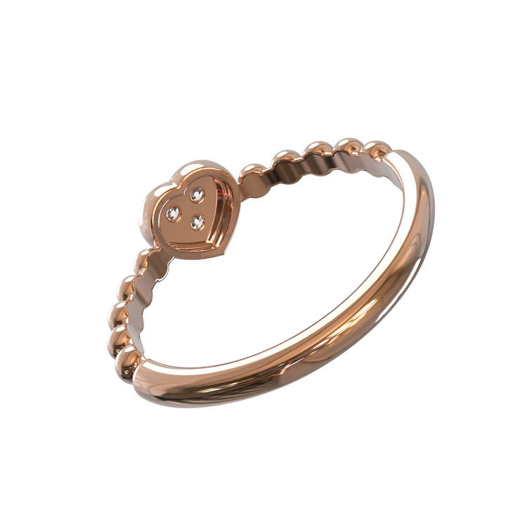 Кольцо из золота c бриллиантами