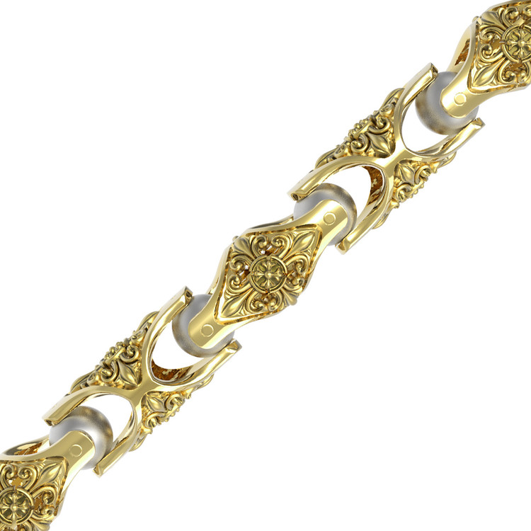 Цепь из лимонного золота