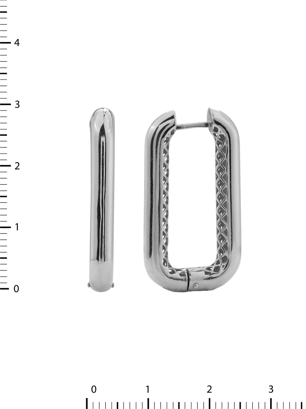 Серьги из белого золота