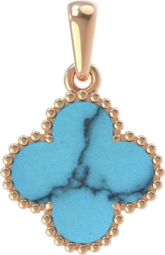 Подвеска из золота c бирюзой