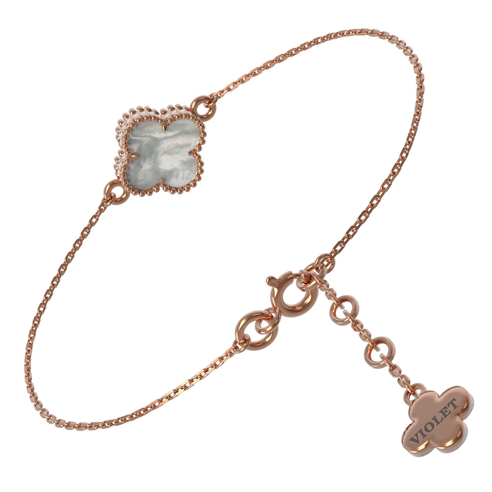 Браслет из золота c перламутром