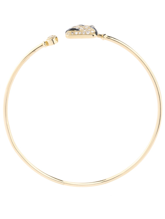 Браслет из лимонного золота c эмаль и бриллиантами