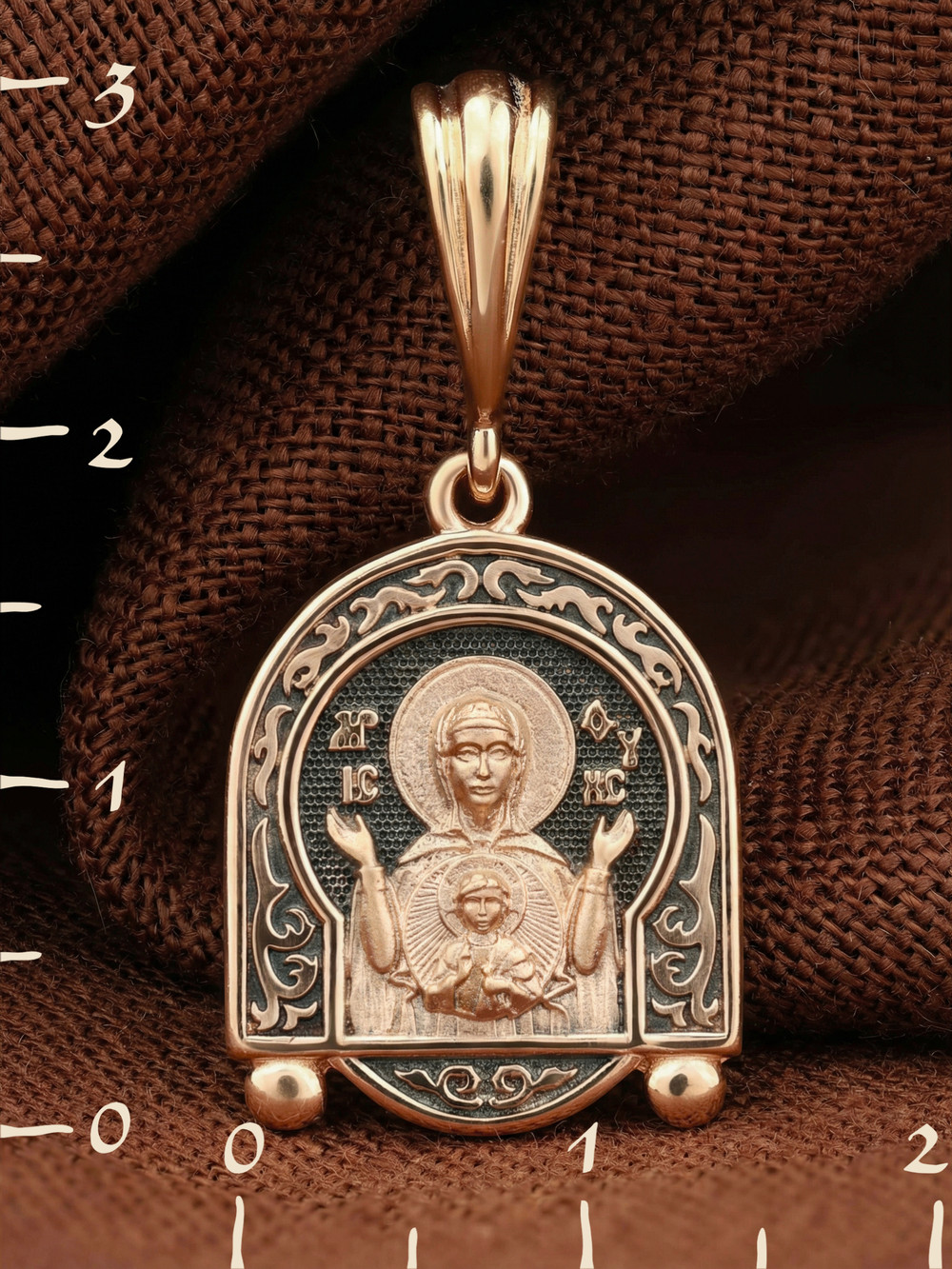 Образок из золота