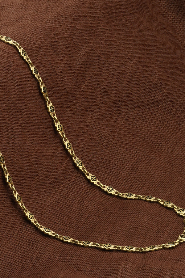 Цепь из лимонного золота