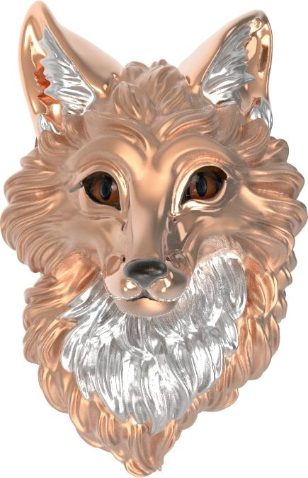 Подвеска из золота c эмаль