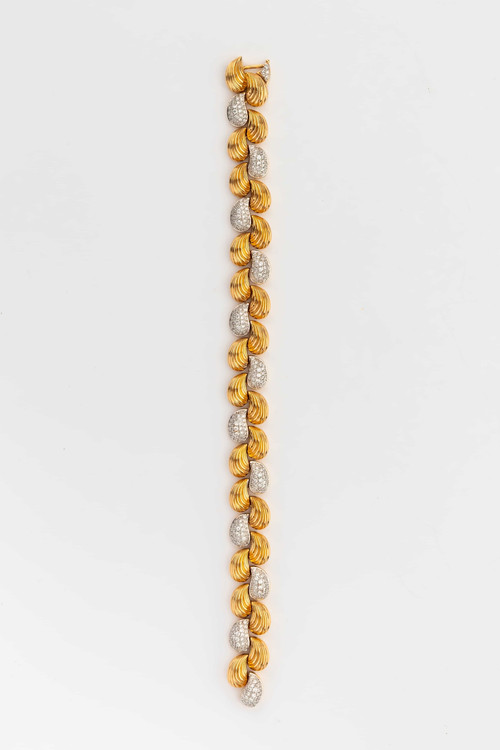 Браслет из золота c бриллиантами