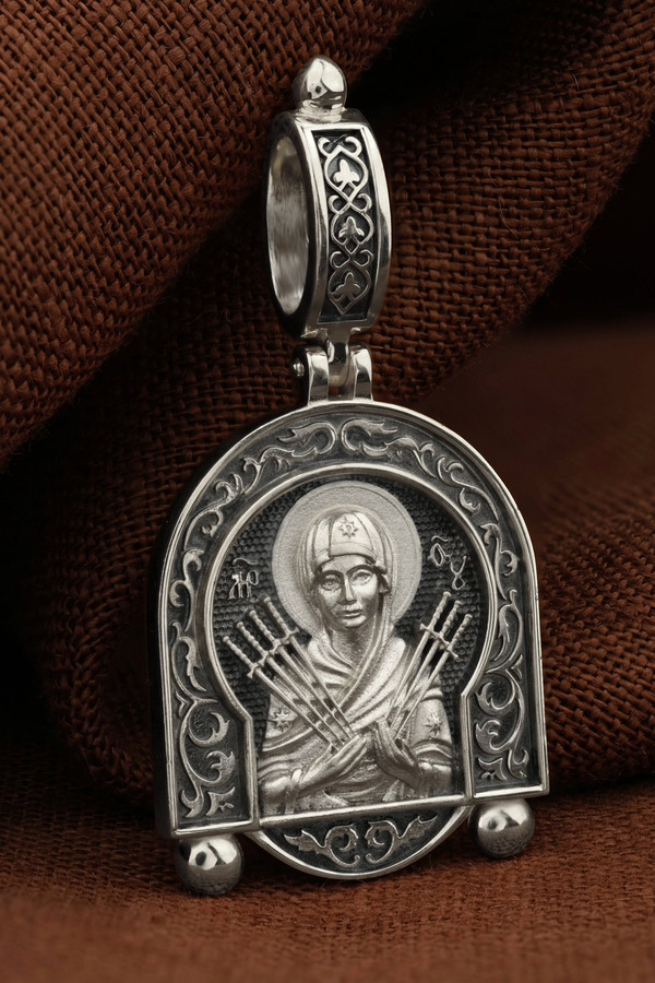 Образок из белого золота