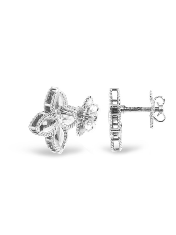 Серьги из белого золота