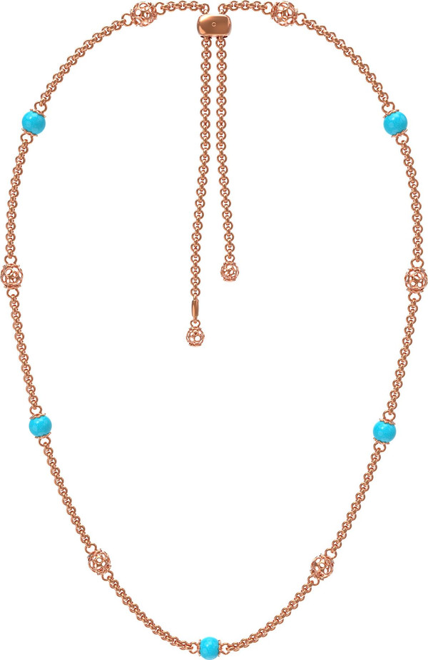 Колье из золота c бирюзой