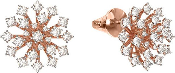 Серьги из золота c бриллиантами