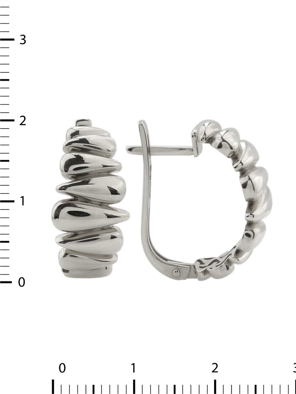 Серьги из белого золота