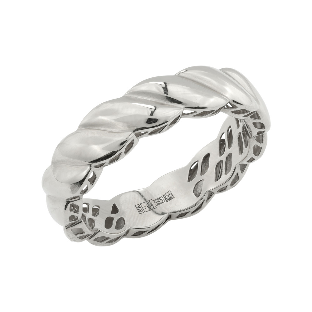 Кольцо из белого золота