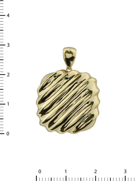 Подвеска из лимонного золота