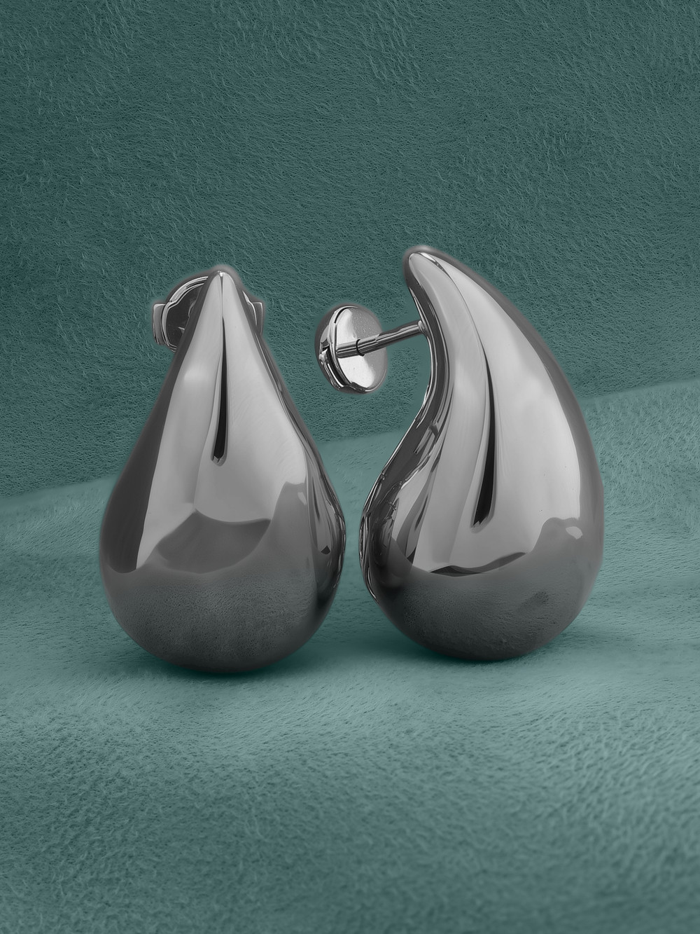 Серьги из белого золота