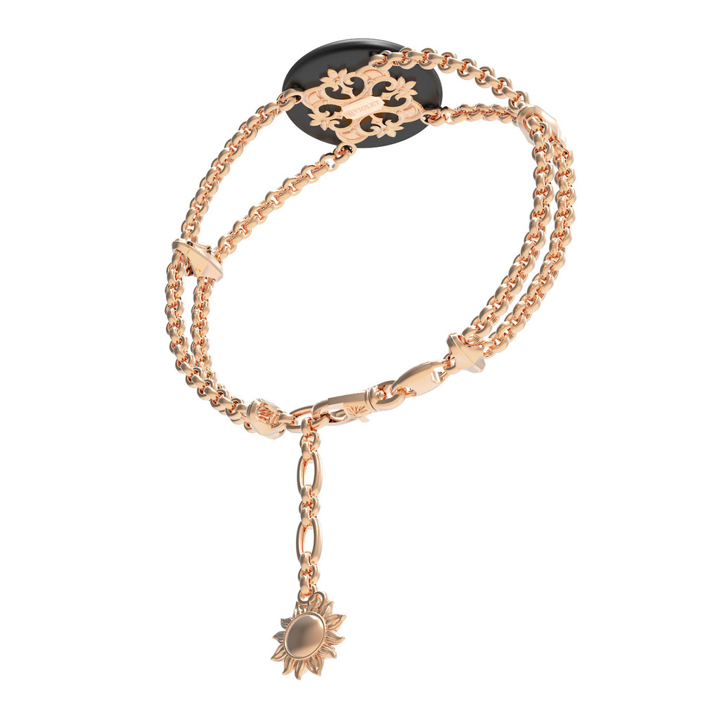 Браслет из золота c ониксом