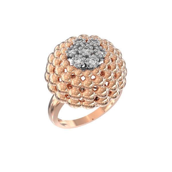 Кольцо из золота c бриллиантами