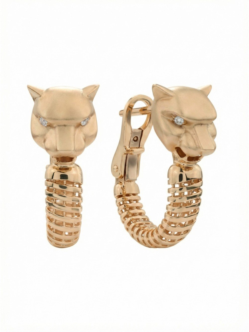 Серьги из золота c бриллиантами