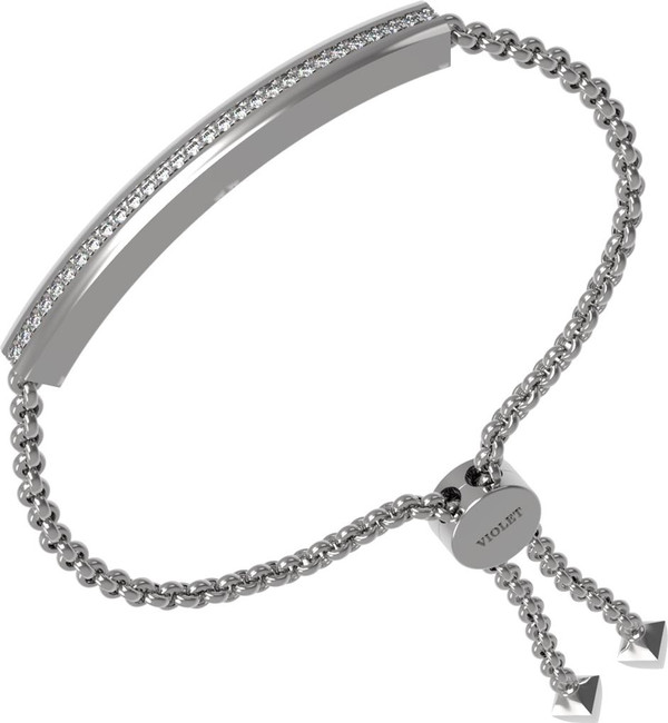 Браслет из белого золота c бриллиантами