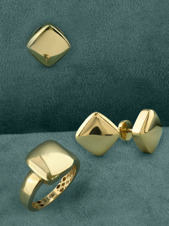 Подвеска из лимонного золота