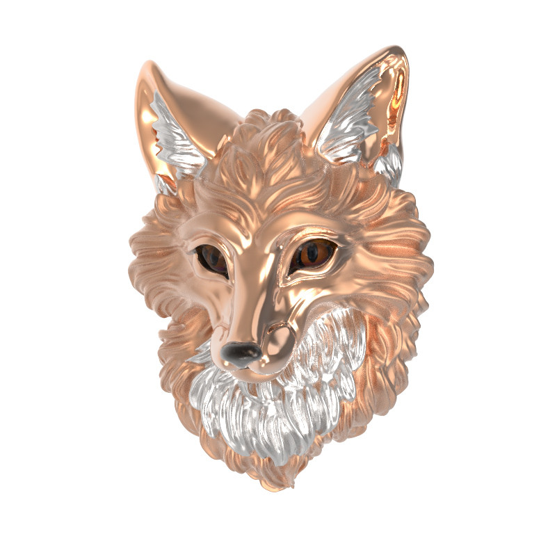 Подвеска из золота c эмаль