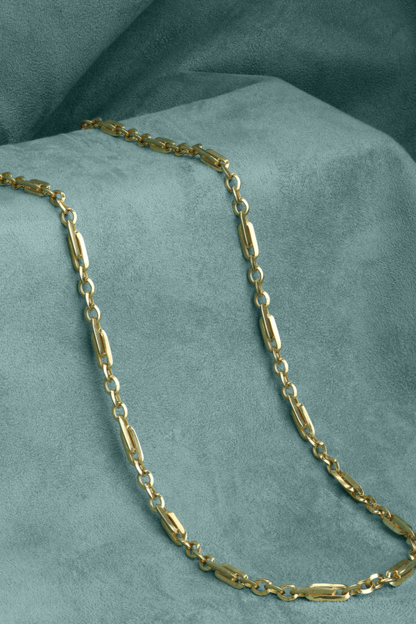 Цепь из лимонного золота