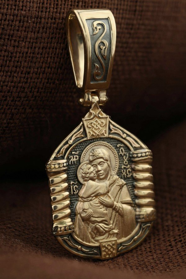 Образок из лимонного золота