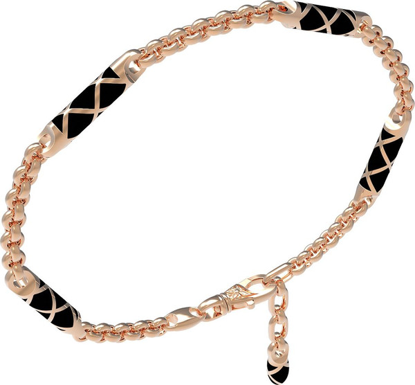 Браслет из золота c эмалью