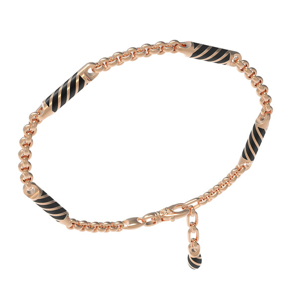 Браслет из золота c эмаль