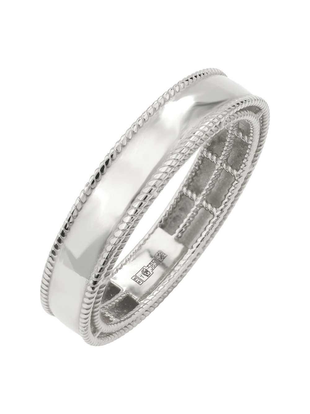 Кольцо из белого золота