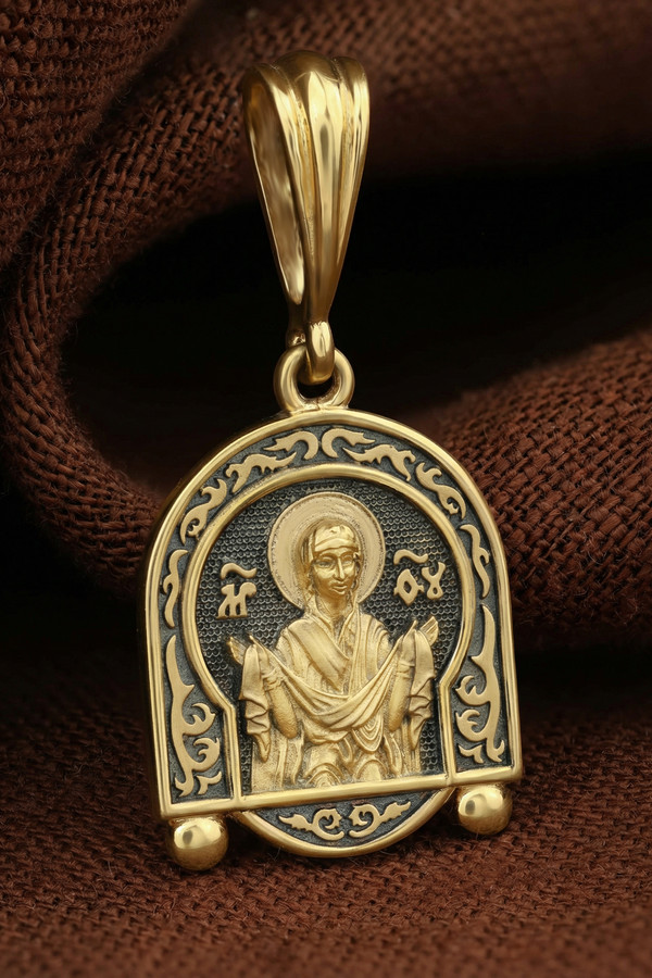 Образок из лимонного золота