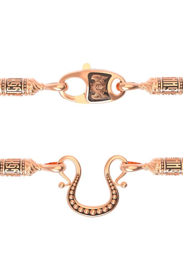 Шнурок шёлковый из золота c шёлковым шнурком