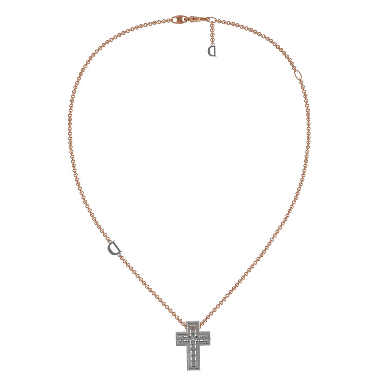 Крест из золота c бриллиантами